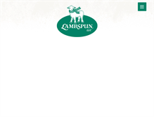 Tablet Screenshot of lambspun.com